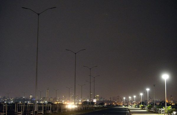 Asunción sin luces en su principal atractivo - Nacionales - ABC Color