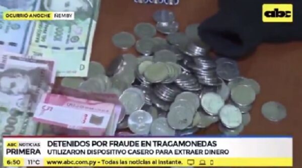 Vacían tragamonedas con dispositivo casero