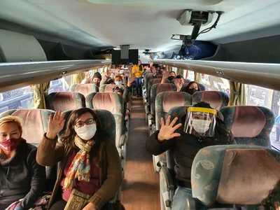 152 COMPATRIOTAS EN CAMINO A PARAGUAY DESDE ARGENTINA.