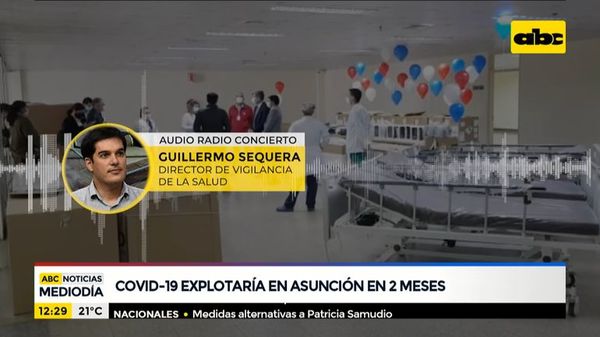 COVID-19 “explotaría” en Asunción en 2 meses - ABC Noticias - ABC Color