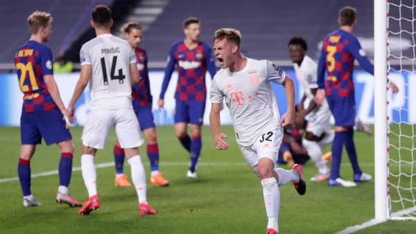 Histórico: Bayern Múnich goleó 8 a 2 al Barcelona y lo eliminó de la Champions League