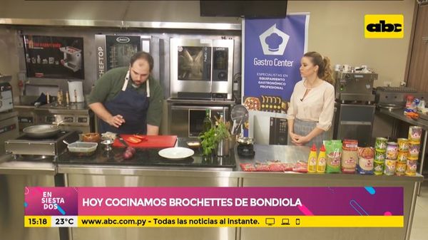 ¡Hoy cocinamos brochettes de bondiola! - Ensiestados - ABC Color