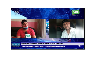 Ciudadano es absuelto tras afrontar juicio oral por manifestarse