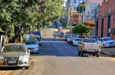 Obras viales en el Km. 7 avanzan como el transito allí….LENTAMENTE