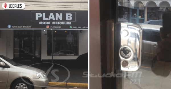 Malvivientes hurtan en el interior de un local en pleno centro de Encarnación