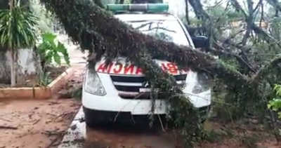 Temporal azota a Yby Yaú ocasionando varios daños