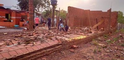 Temporal causa estragos en Puentesiño y Yby Ya´u