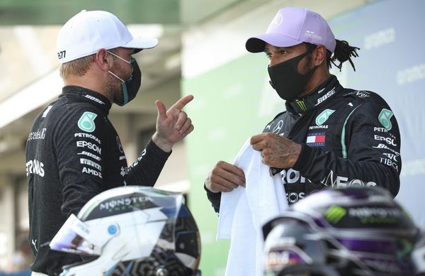 Hamilton y Bottas comparten la primera fila en el GP de España - Automovilismo - ABC Color