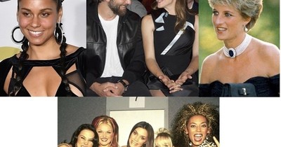 Alicia y el make up. ¿Jennifer y Bradley? Las Spice son “historia” y Lady Dy, musical