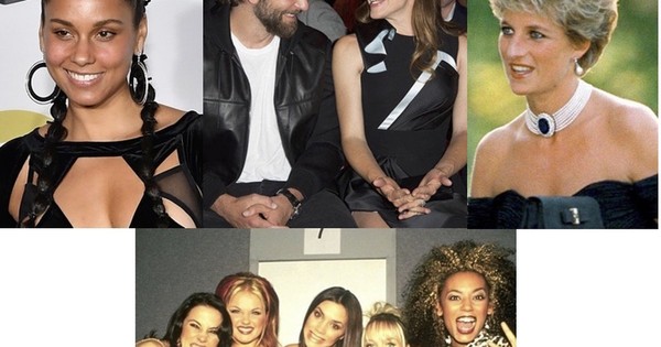 Alicia y el make up. ¿Jennifer y Bradley? Las Spice son “historia” y Lady Dy, musical