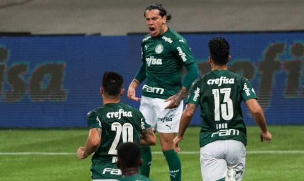 Gustavo Gómez anota un golazo, pero no alcanzó para el Palmeiras