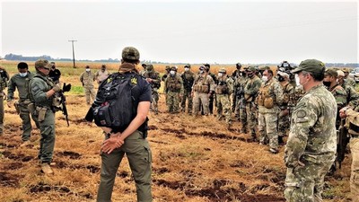 Con apoyo del Brasil, SENAD y FTC inician operativo contra el narcotráfico en Amambay