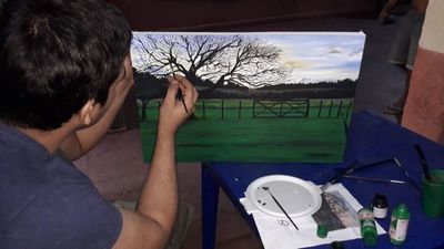 El arte cruzando barrotes de una celda