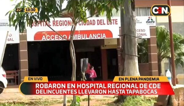 Hombre simuló se médico y se apoderó de insumos en Hospital Regional de CDE