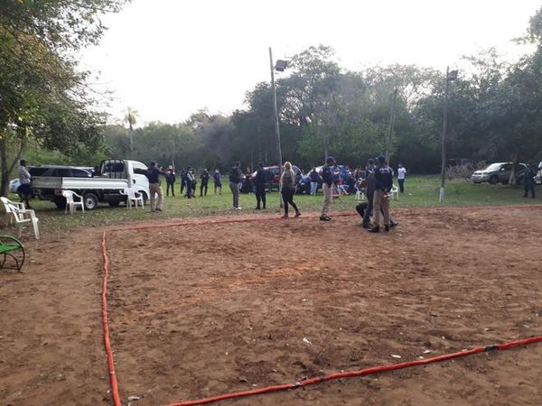 Demoraron a Richard Báez y a otras 50 personas por torneo de piki en una quinta