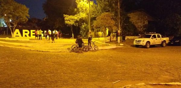 Controles evitaron que inadaptados se aglomeren en el centro de Areguá - Nacionales - ABC Color