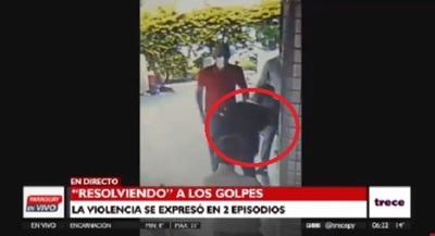 Hombre golpea a funcionario por no querer cumplir protocolo