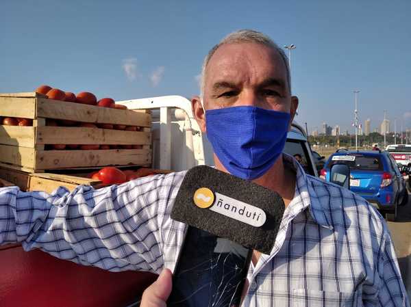 De los 600 mil kilos de tomate que se produce por día, la mitad se pierde debido al contrabando, afirma productor » Ñanduti