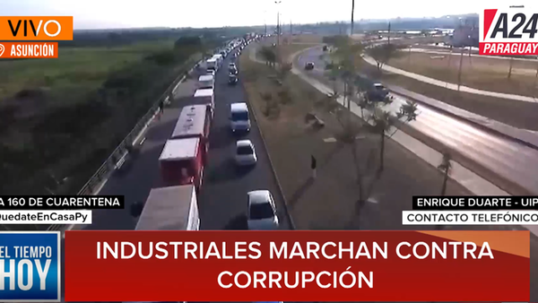 Contra la corrupción: Industriales marchan desde la costanera de Asunción