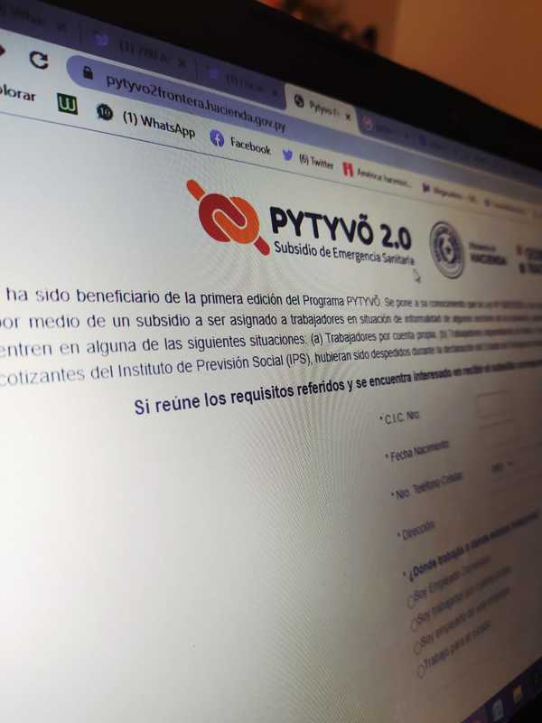El programa Pytyvõ 2.0 cerró con más de 2.200.000 inscriptos - Megacadena — Últimas Noticias de Paraguay