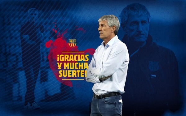 Es oficial: Barcelona despide a Quique Setién