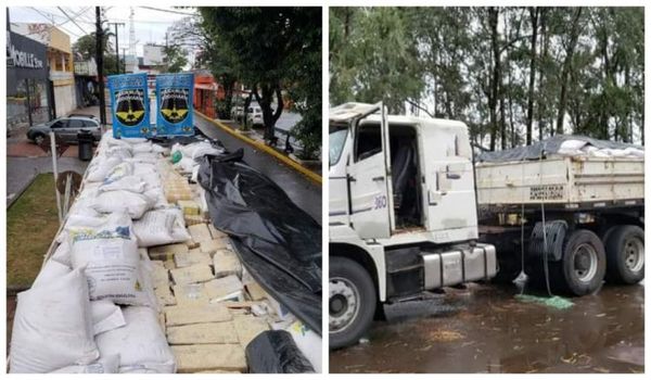 Incautan camión con 10 toneladas de marihuana en Ponta Porã