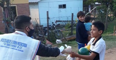 Día del Niño modo COVID: jóvenes entregaron obsequios a 1.164 niños de Luque
