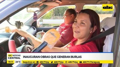Inauguran puente que genera burlas - ABC Noticias - ABC Color