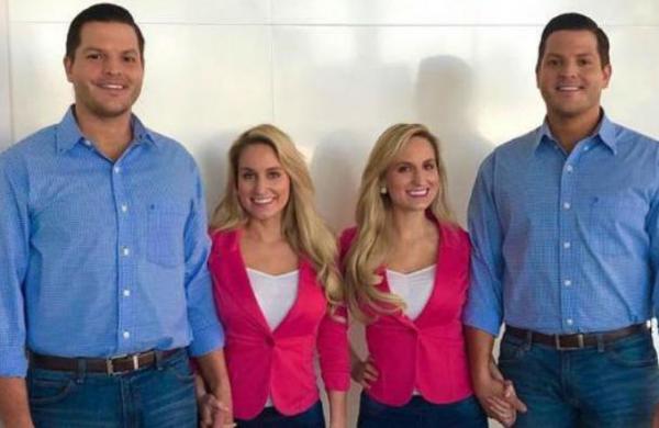 Dos parejas formadas por dos gemelas y dos gemelos serán padres al mismo tiempo - C9N