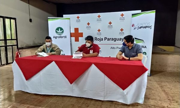 Cruz Roja filial Alto Paraná, Agrofértil y CETEDI firman convenio de cooperación