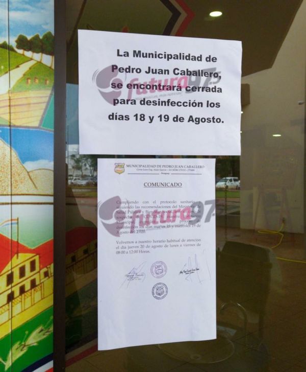 COVID-19 CANCELAN ACTIVIDAD EN LA MUNICIPALIDAD DE PJC
