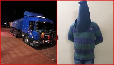 Acusan con pedido de juicio oral y público a miembro de banda que robó combustible