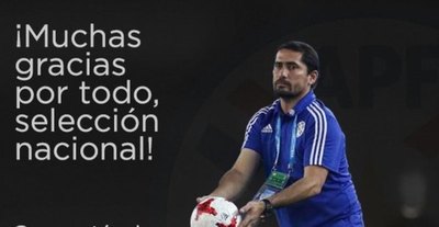 Gustavo Morínigo deja la selección nacional