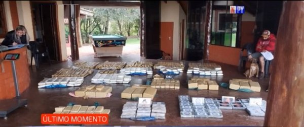 Decomisan más de 600 kilos de droga de una estancia en Amambay | Noticias Paraguay