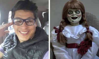 ¡Enrique Pavón se convierte en Annabelle!