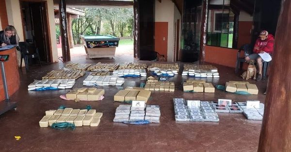 Incautan alijo de cocaína y marihuana mediante operación «Alem Mar»