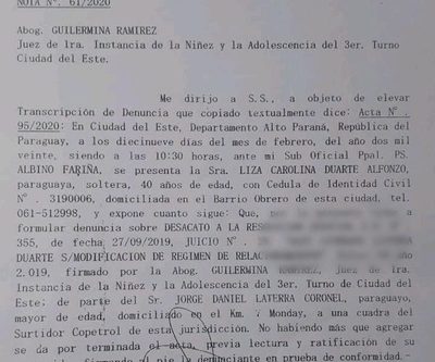 Madre denuncia lentitud en proceso de restitución de su hijo menor de 12 años