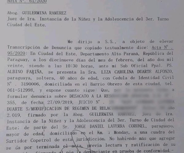 Madre denuncia lentitud en proceso de restitución de su hijo menor de 12 años