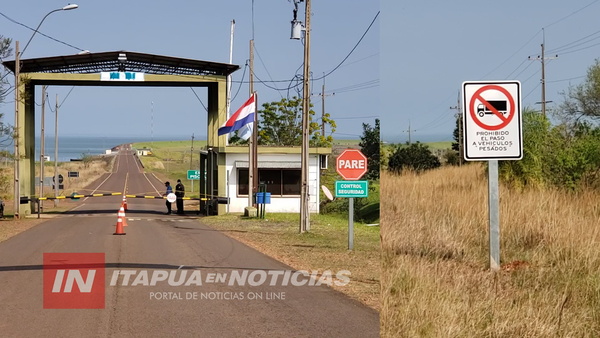 PROHÍBEN INGRESO DE CAMIONES PESADOS PARA OBRAS EN ISLA YACYRETÁ