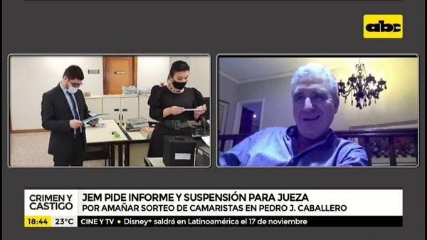 JEM pide informe y suspención de jueza - Crimen y castigo - ABC Color