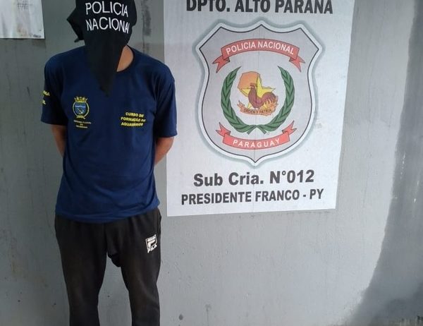 Ladrón con varios antecedentes es detenido por hurto – Diario TNPRESS