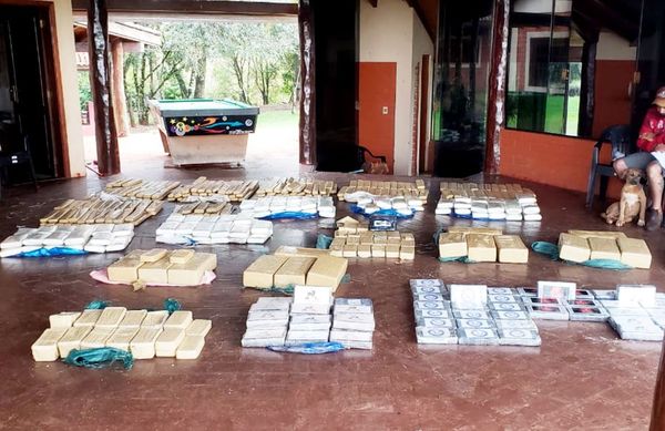 Incautan 310 kilos de cocaína en un depósito de Minotauro en Amambay - Nacionales - ABC Color