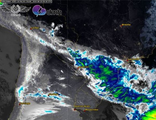 Tormentas y descenso de temperatura