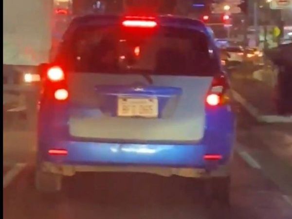 VIDEO: Vio que una mujer era maltratada, lo grabó y siguió al auto