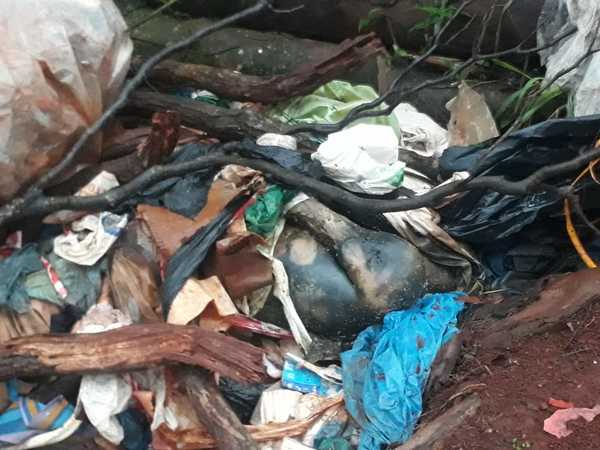 Hallan cadáver en alcantarillado del km 8 de la avenida San Blas