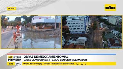 Nuevo cierre de calles por obras de mejoramiento vial - ABC Noticias - ABC Color