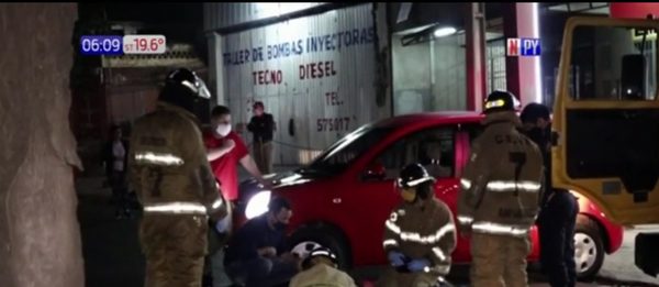 San Lorenzo: Motocilista herido tras accidente de tránsito | Noticias Paraguay