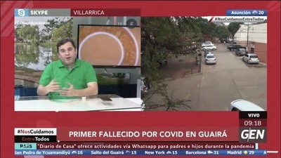 HOY / Christian Nuñez, Periodista de Visión Comunicaciones, sobre el primer fallecido por COVID-19 en Guairá