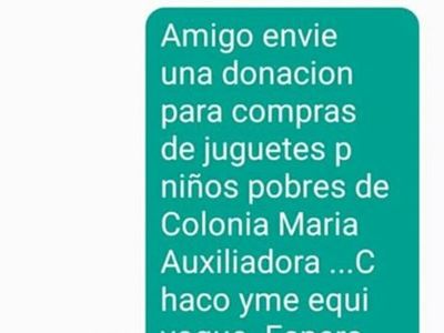 Giró dinero para comprar regalos por Día del Niño, pero se equivocó