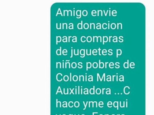 Giró dinero para comprar regalos por Día del Niño, pero se equivocó